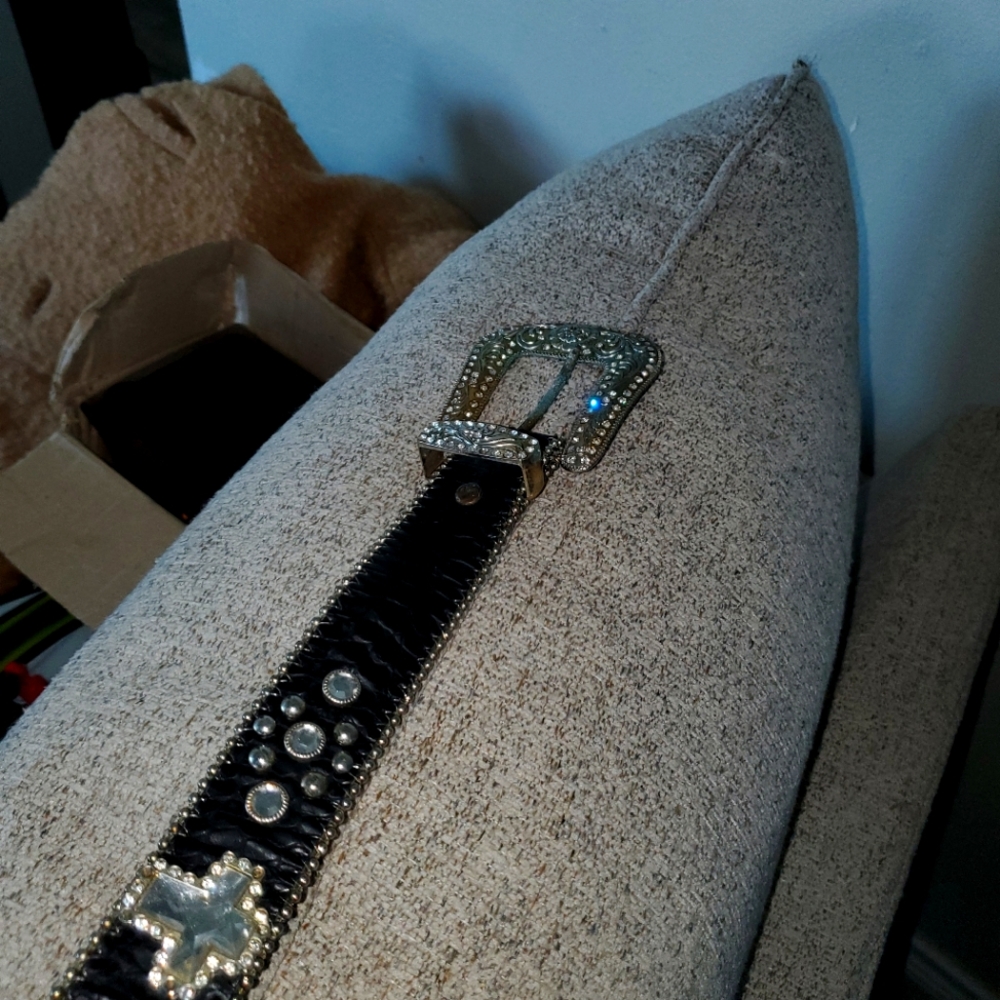 Black Leather Belt